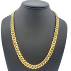 14K Gold- Solid Miami Cuban Chain (Yellow Gold) Fantastic NYC