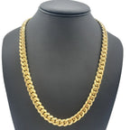 14K Gold- Solid Miami Cuban Chain (Yellow Gold)