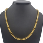 10K Gold- Solid Franco Chain (Yellow Gold) Fantastic NYC