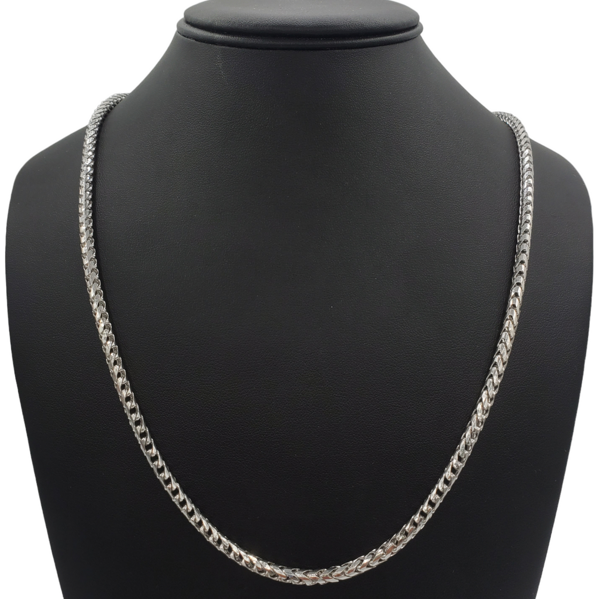 14K Gold- Solid Franco Chain (White Gold) Fantastic NYC