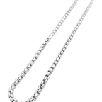 14K Gold- Hollow Box Chain (White Gold) Fantastic NYC