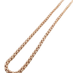 14K Gold- Hollow Box Chain (Rose Gold) Fantastic NYC