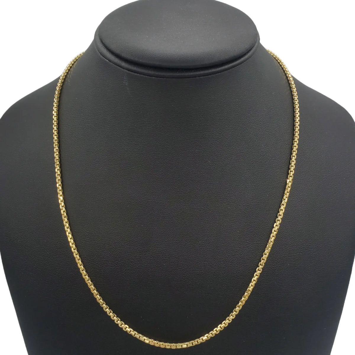 14K Gold- Hollow Box Chain (Yellow Gold)