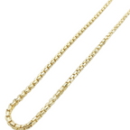14K Gold- Hollow Box Chain (Yellow Gold) Fantastic NYC
