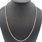14K Gold- Hollow Box Chain (White Gold) Fantastic NYC