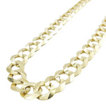 10K Yellow Gold- Solid Cuban Link (Curb Cuban) Chain