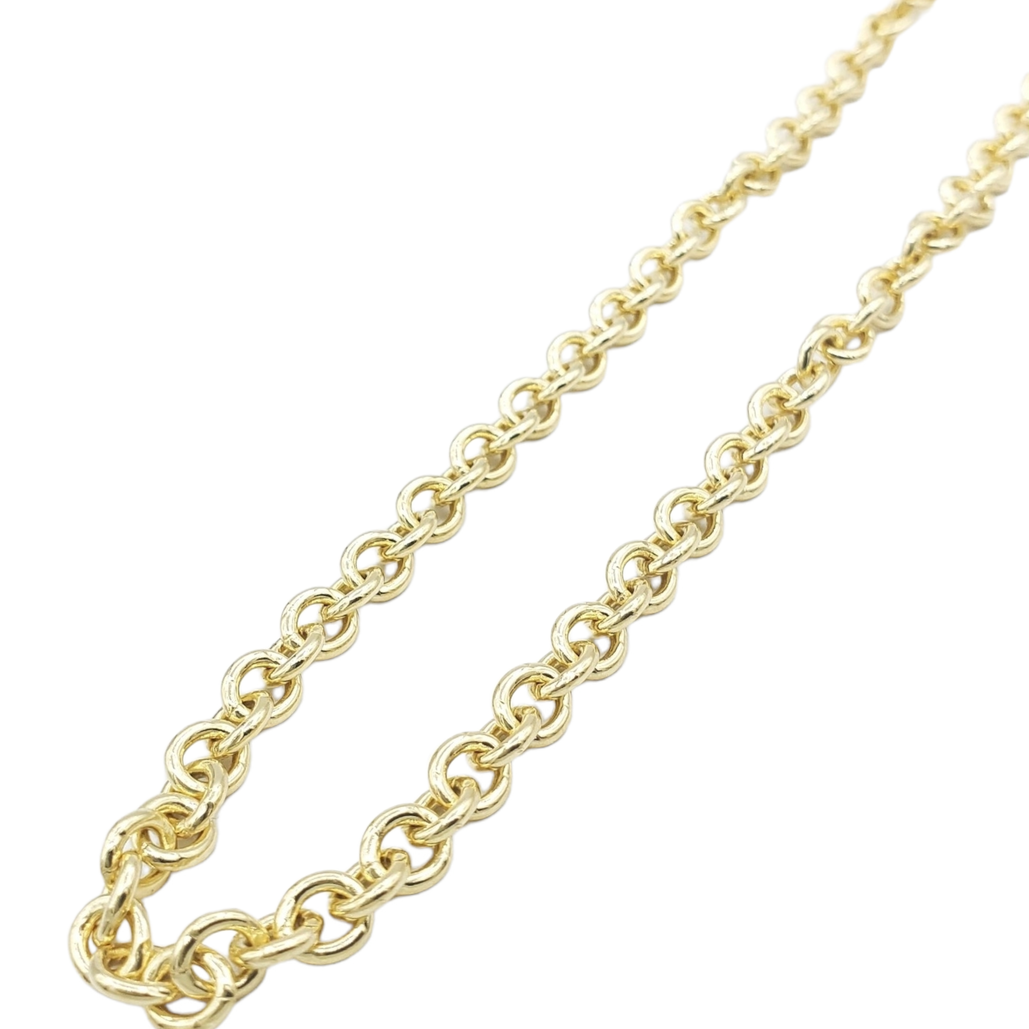 14K Gold- Rolo Chain (Yellow Gold) Fantastic NYC