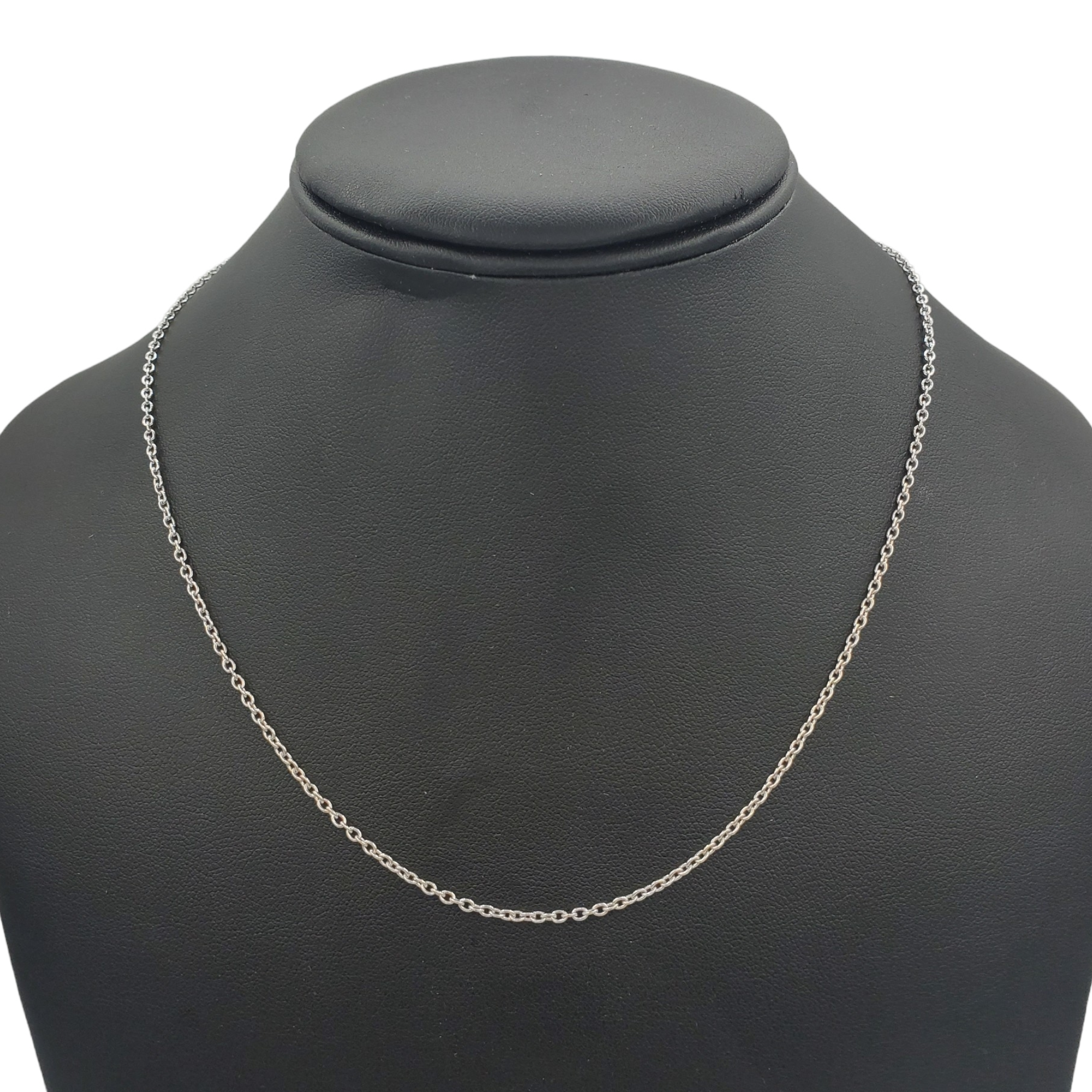 14K Gold- Rolo Chain (White Gold) Fantastic NYC