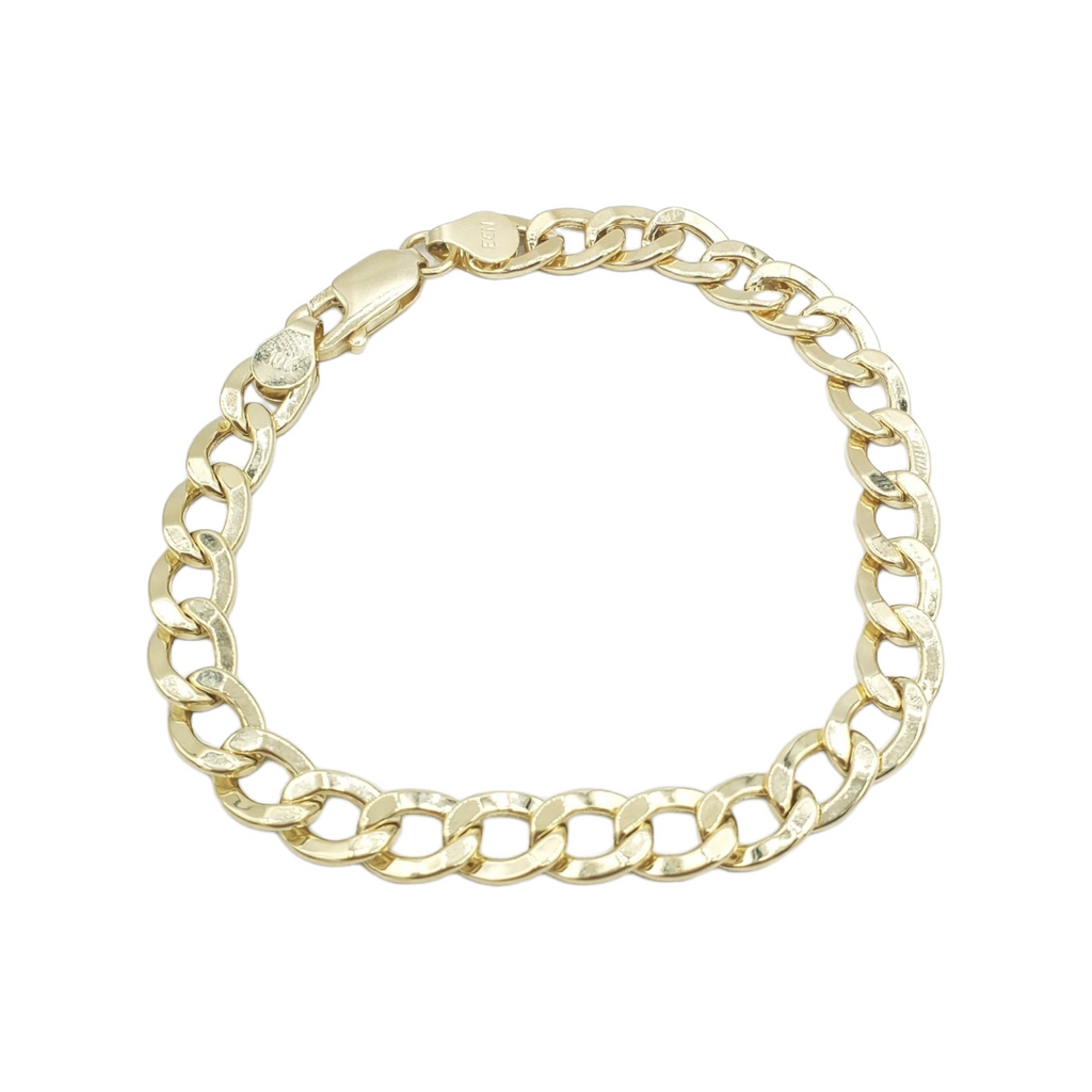 10k Hollow Gold Cuban Bracelets Fantastic NYC