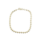 10k Solid Gold Moon Cut Bracelets Fantastic NYC