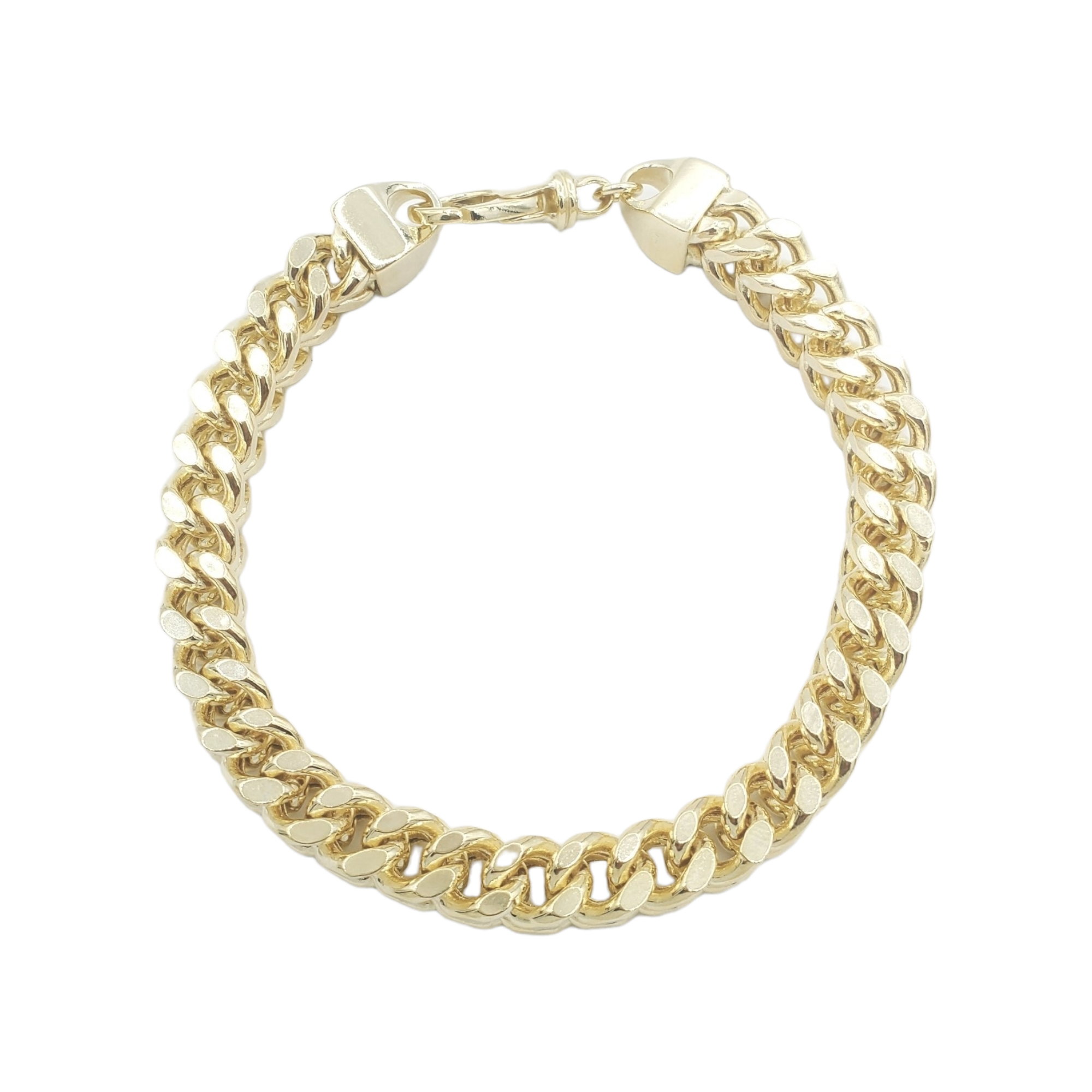 10k Hollow Gold Franco Bracelets Fantastic NYC
