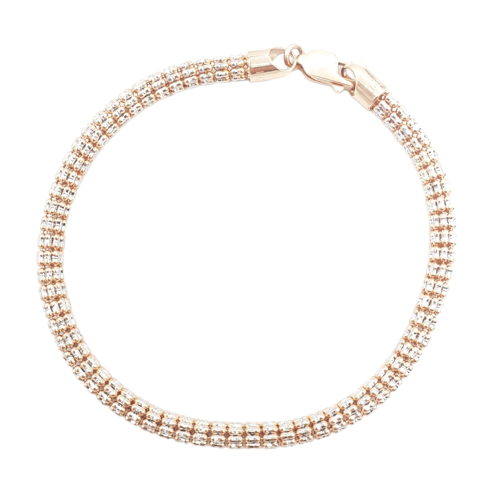 10K Rose Gold- Ice Bracelet Fantastic NYC