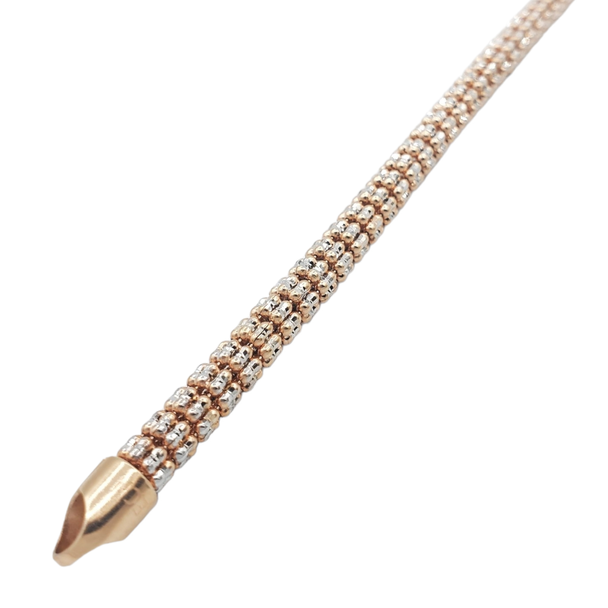 10K Rose Gold- Ice Bracelet Fantastic NYC