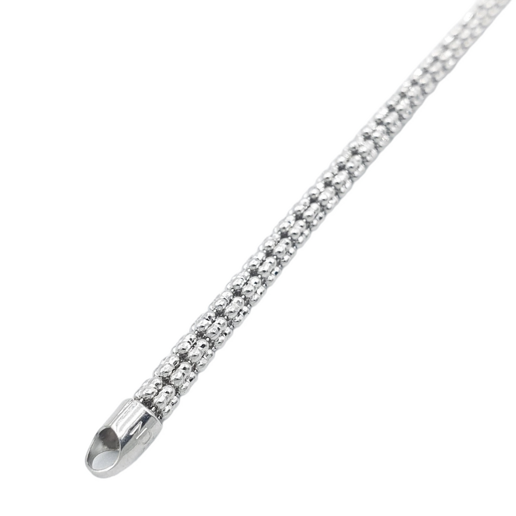 10K White Gold- Ice Bracelet Fantastic NYC