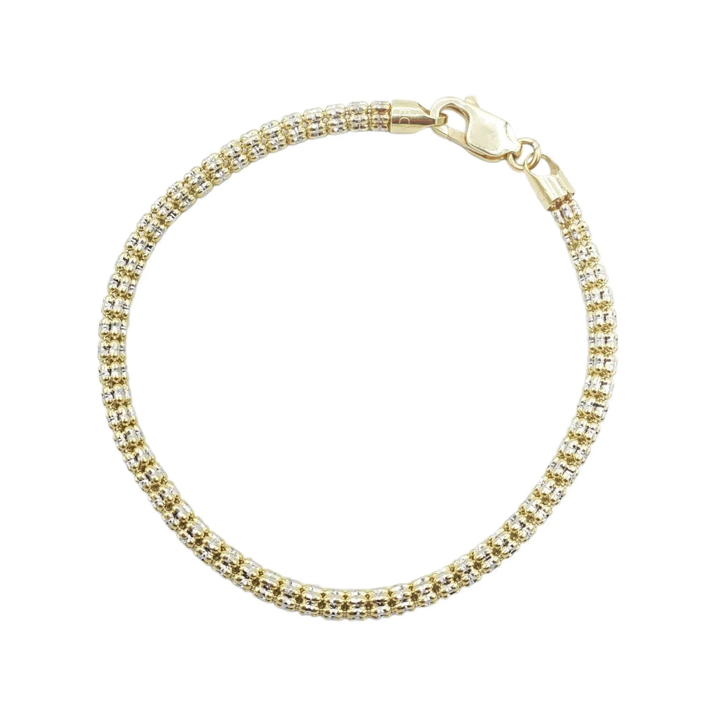 10K Yellow Gold- Ice Bracelet