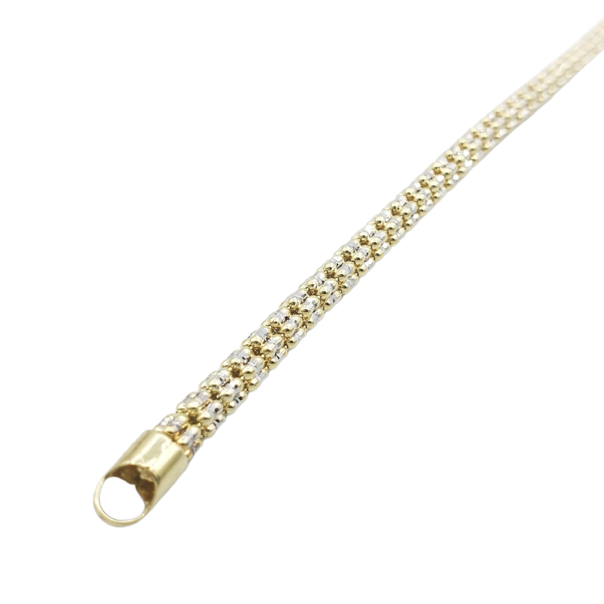 10K Yellow Gold- Ice Bracelet Fantastic NYC