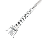 10k Solid White Gold Miami Cuban Bracelets Fantastic NYC