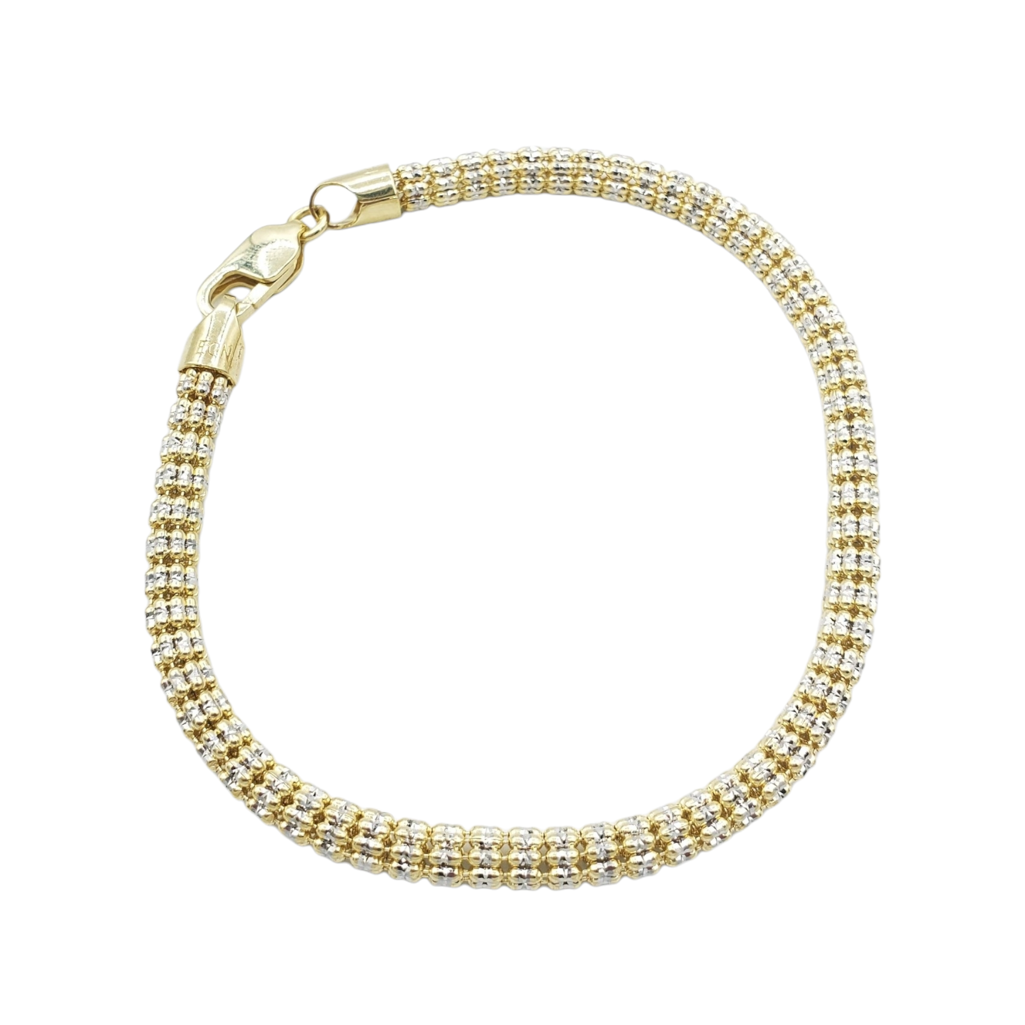 14K Yellow Gold- Ice Bracelet Fantastic NYC