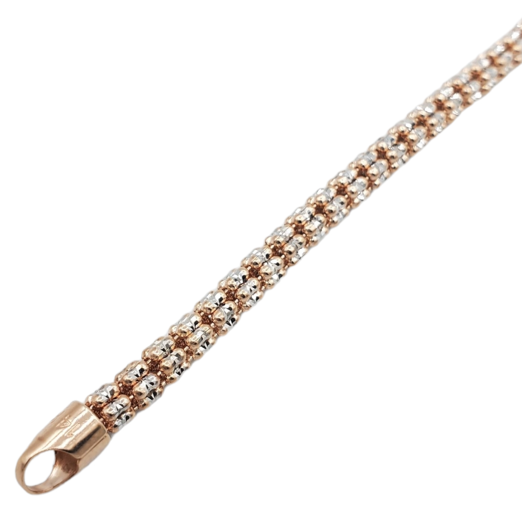 14K Rose Gold- Ice Bracelet Fantastic NYC