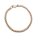 14K Rose Gold- Franco Bracelet (Solid) Fantastic NYC