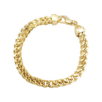 14K Yellow Gold - Hollow Franco Bracelet Fantastic NYC