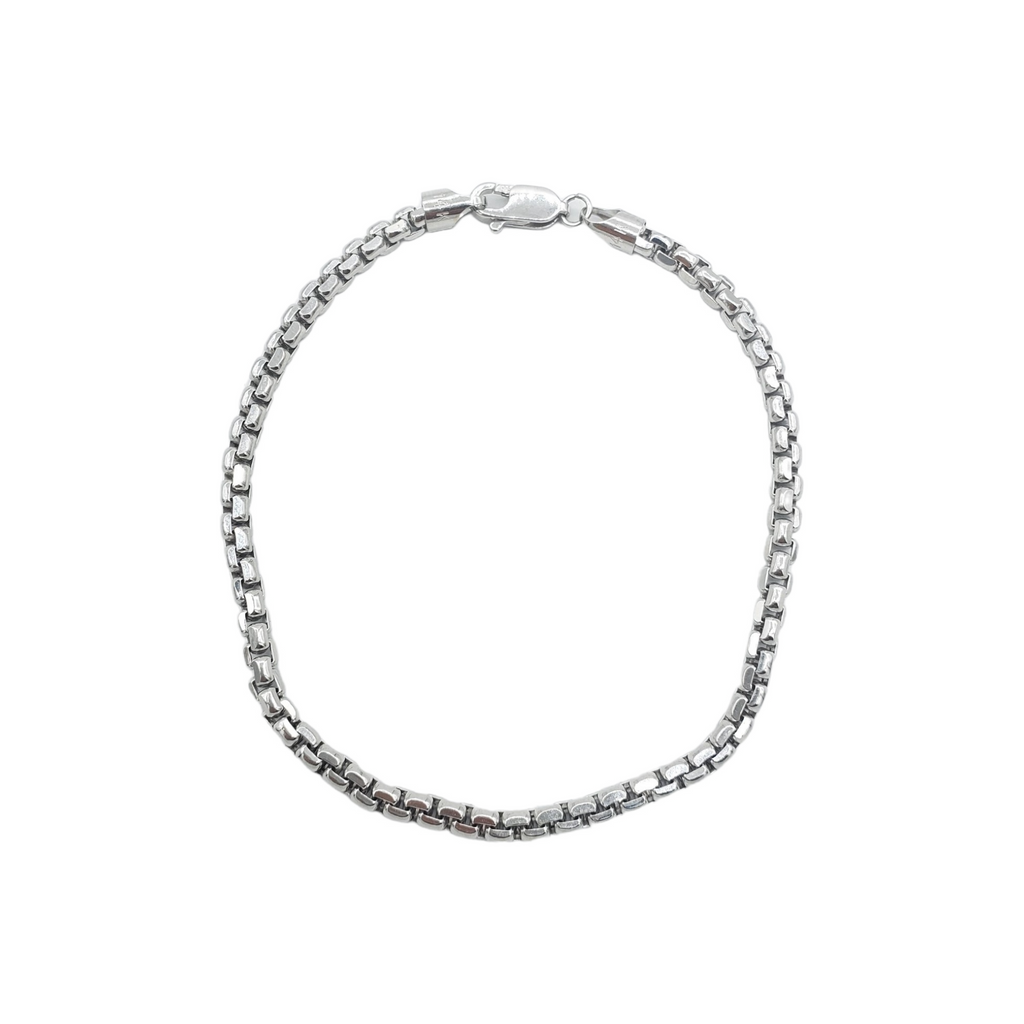 14K Gold - Hollow Box Bracelet Fantastic NYC