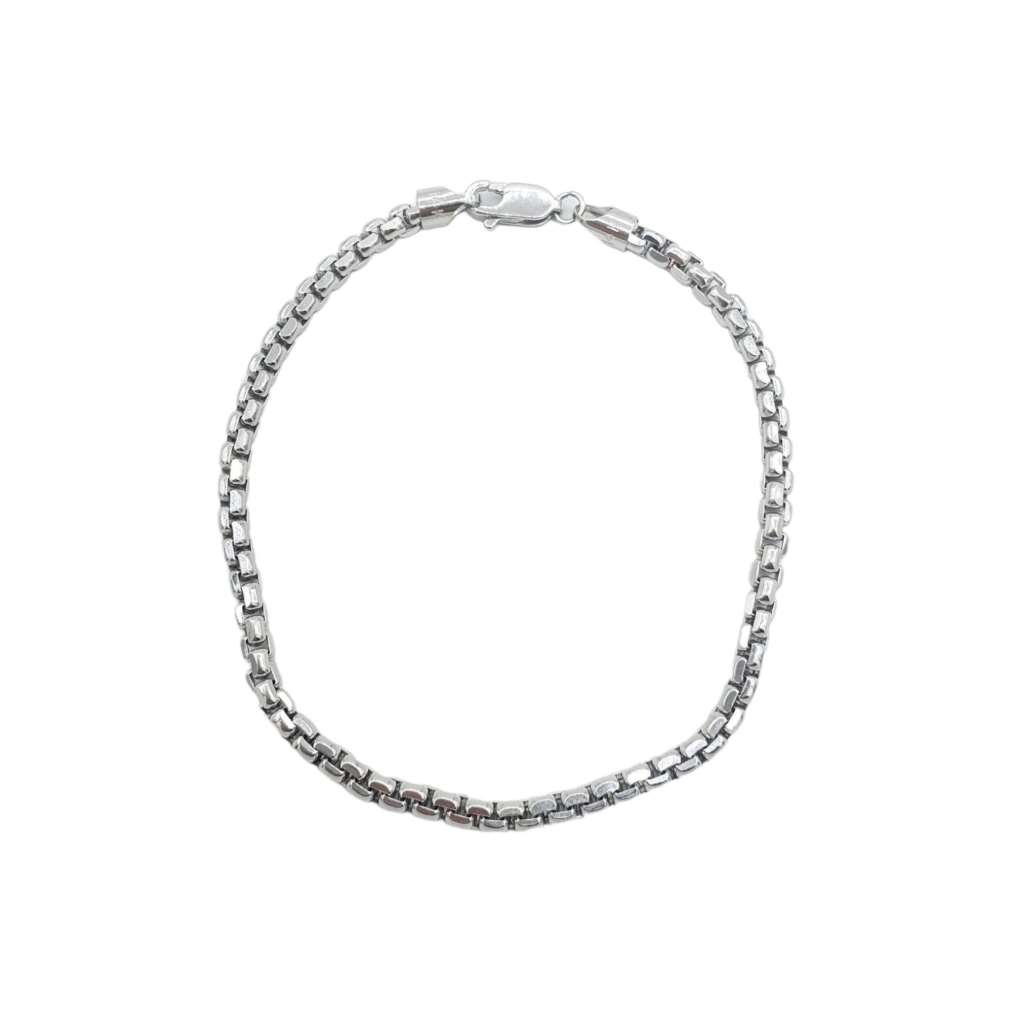 14K Gold - Hollow Box Bracelet Fantastic NYC