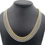 10K Gold- Iced Out Diamond Miami Cuban Chains (9mm) Fantastic NYC
