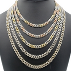 10K Gold- Iced Out Diamond Miami Cuban Chains (7mm) Fantastic NYC