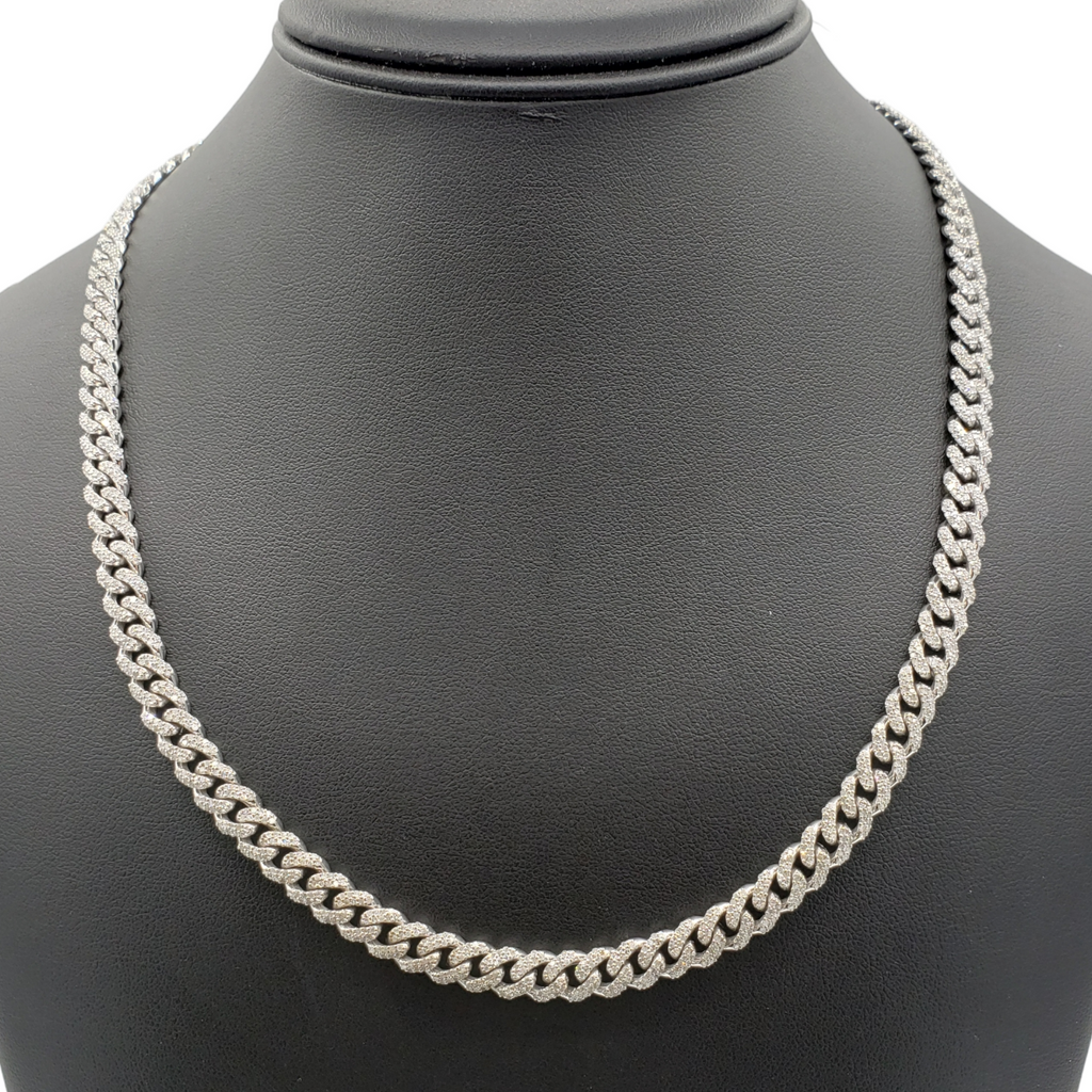 10K Gold- Iced Out Diamond Miami Cuban Chains (7mm) Fantastic NYC