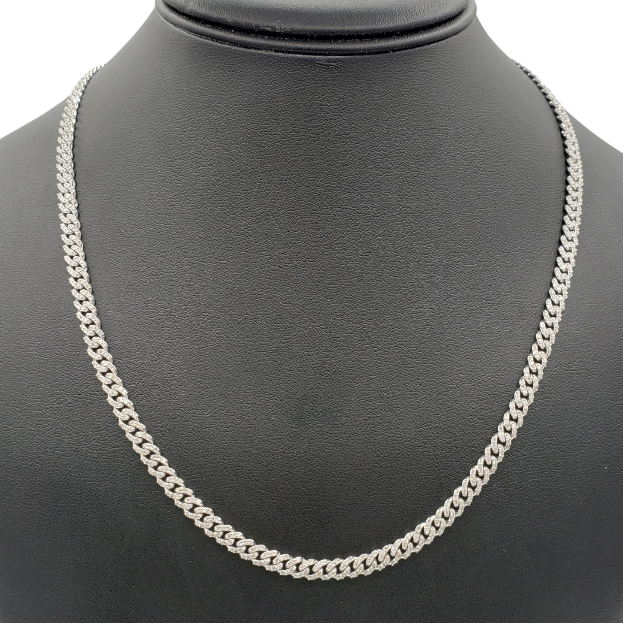 10K Gold- Iced Out Diamond Miami Cuban Chains (5mm) Fantastic NYC