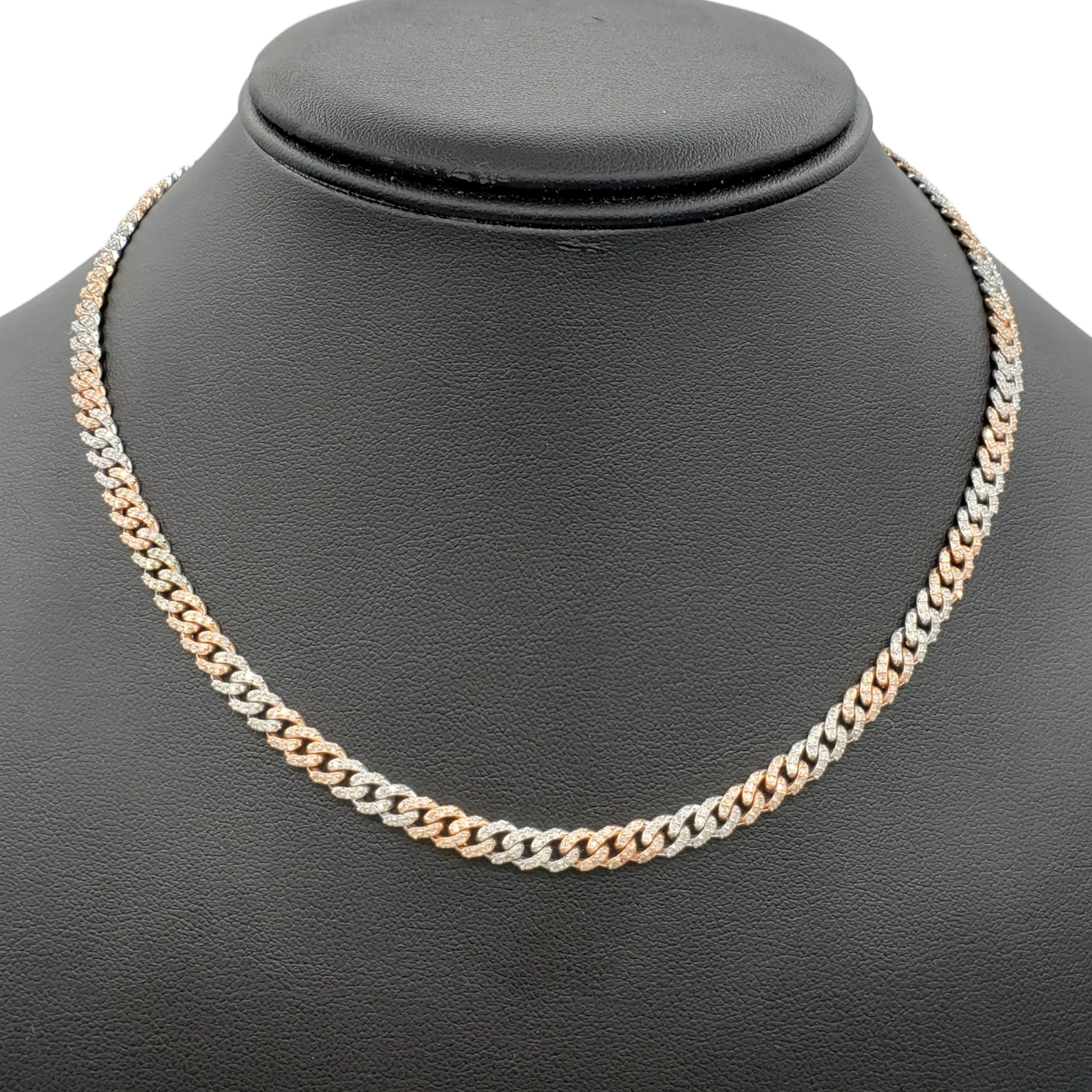 10K Gold- Iced Out Diamond Miami Cuban Chains (5mm) Fantastic NYC