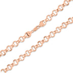 14K Gold- Rolo Chain (Rose Gold) Fantastic Jewelry NYC