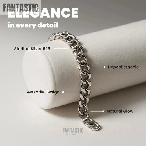 Silver Chain - Miami Cuban Link Fantastic Jewelry NYC