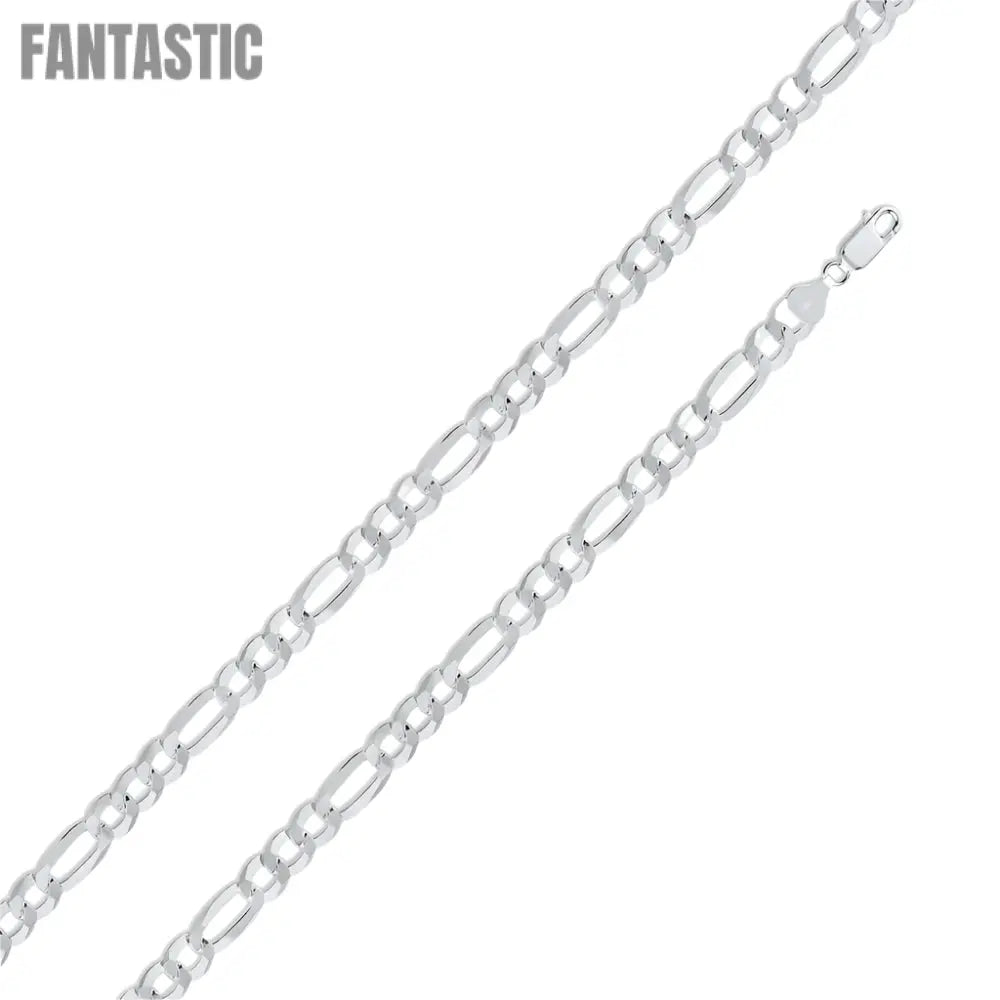 Silver Chain - Figaro Chain - Fantastic Jewelry NYC LLC