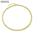 Cadena Dome Brillo de Plata Chapada en Oro 5mm - CH542 GP