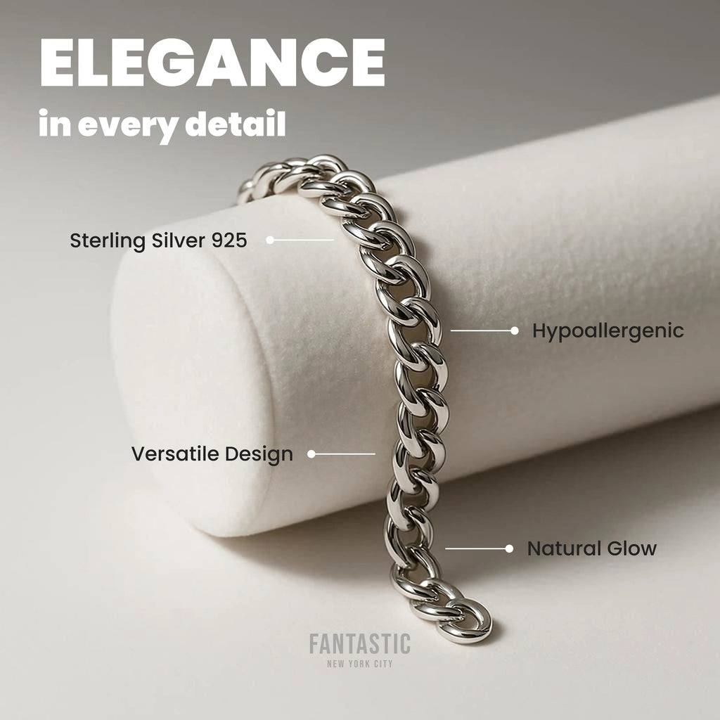 Silver Chain - Miami Cuban Link Fantastic Jewelry NYC