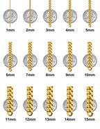 Men’s Miami Cuban Link Chain – 10K/14K Real Yellow Gold – 24” / 10mm – Urban Luxury