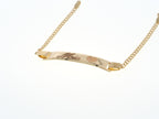 Brazalete ID Cuban Link para Niños en Oro Amarillo de 14K