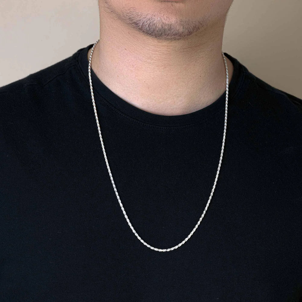 Silver Chain - Rope Chain 3.5 MM