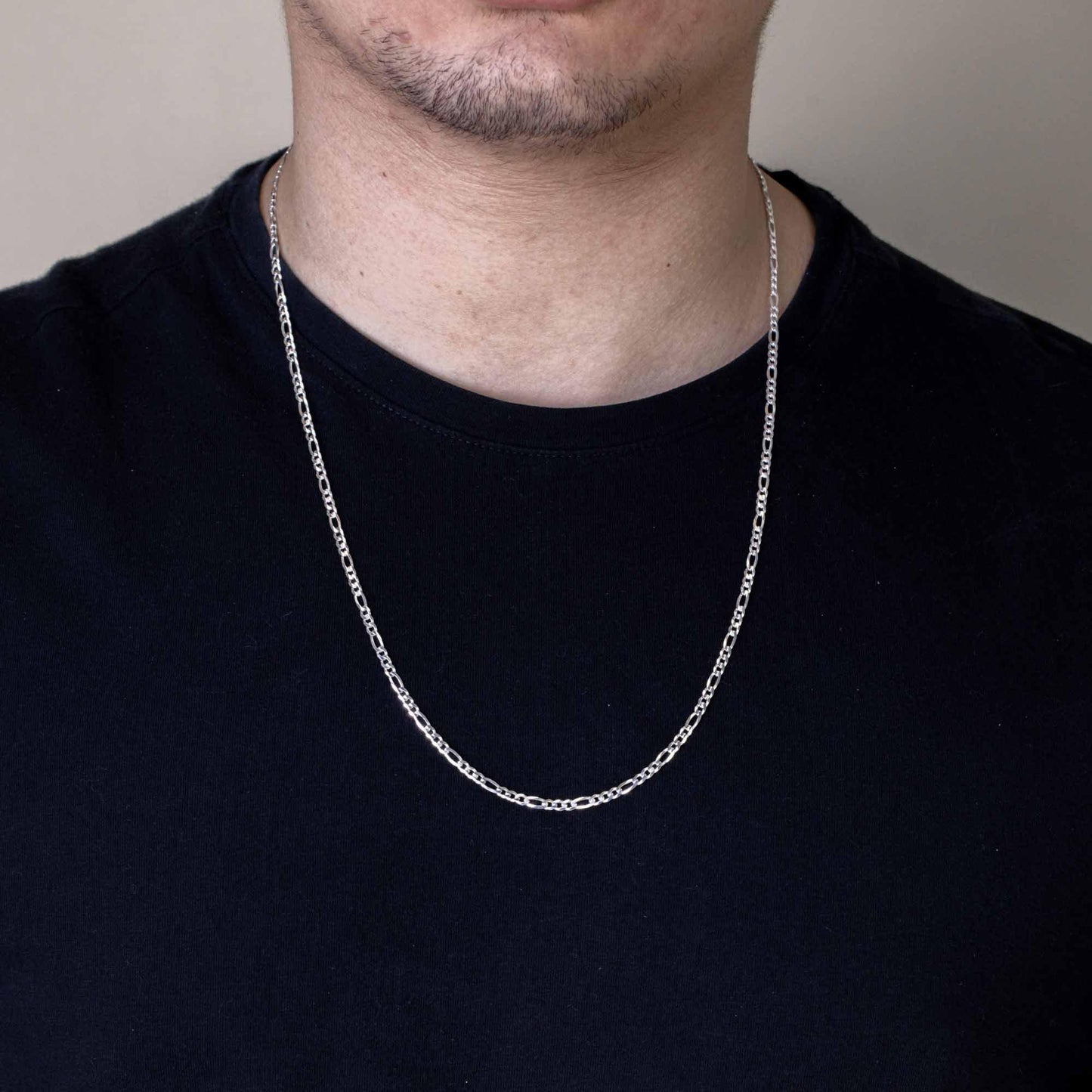 Figaro 100 Chain and Bracelet 3.9mm - CH605 SPI