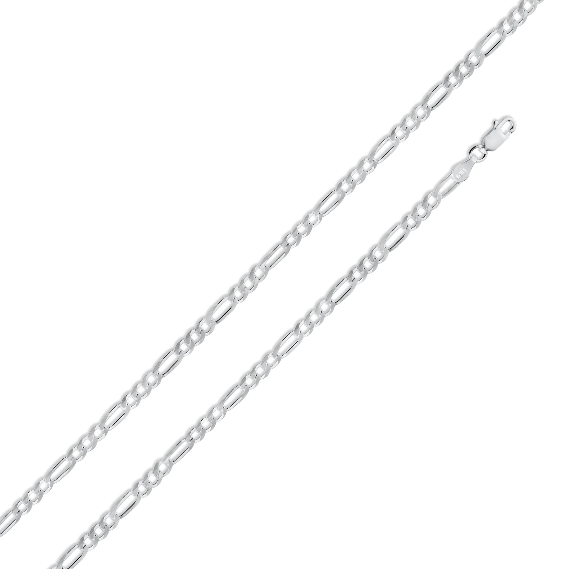 Figaro 100 Chain and Bracelet 3.9mm - CH605 SPI