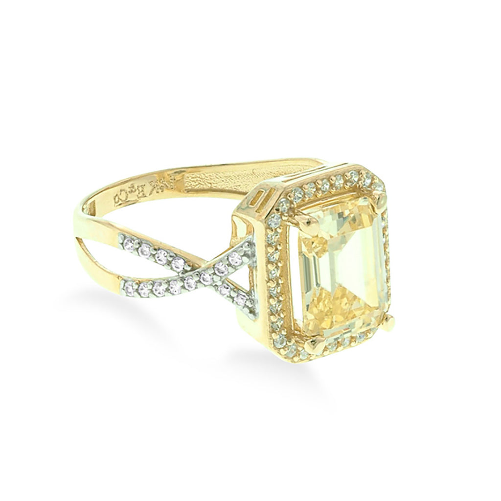 Lady Citrine Stone Ring