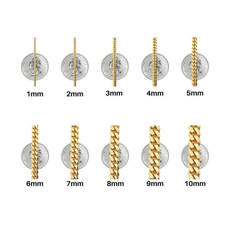 10K Gold- Solid Rope Chain (Rose Gold) Fantastic Jewelry NYC