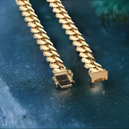 10K Gold Semi-Solid Miami Cuban Link Chain Fantastic Jewelry NYC