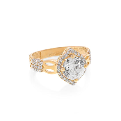 Marquise  Engagement Wedding Ring | 14K Gold With Cz