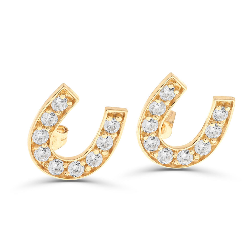 Horseshoe Stud Earrings