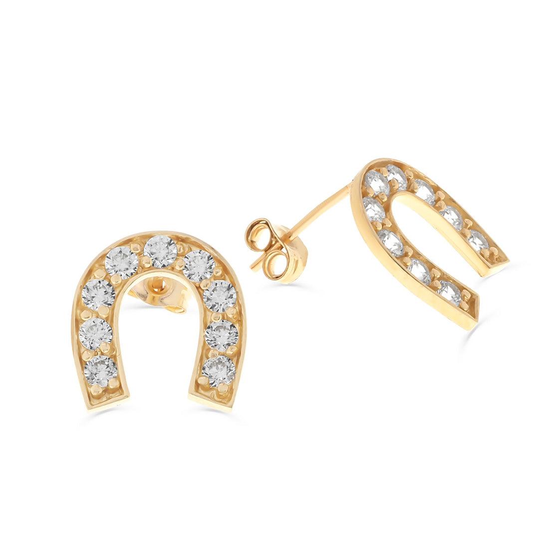 Horseshoe Stud Earrings