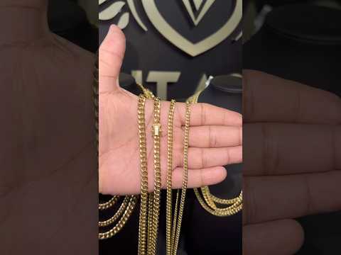 14K Gold - Hollow Miami Cuban Chain