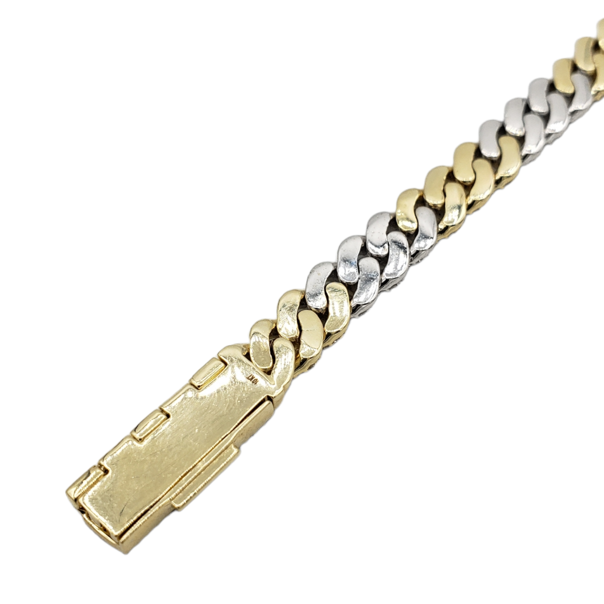 10K Gold- Iced Out Diamond Miami Cuban Chains (7mm) Fantastic NYC